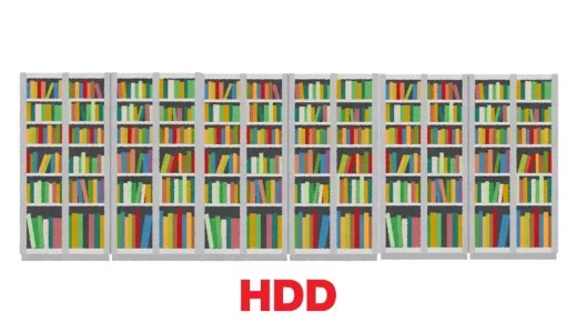 HDDの例え　書庫